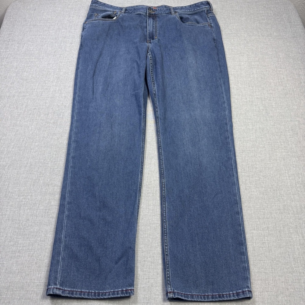 Tommy Bahama Jeans Mens 40x32 Straight Blue Medium Wash Denim Cotton Blend